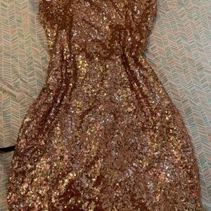 Fashion nova night dress, Never used great condition low cut , crossed straps